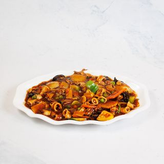 Lignje na Szechuan način