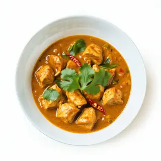 401P.Pollo coco y curry con verdura Picante