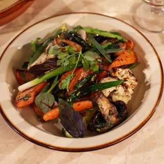 ბოსტნეული ცეცხლზე