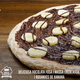 Pizza Chocobanana (Familiar)