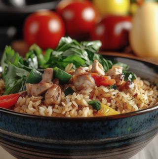 Menú De Arroz Frito Con Pato