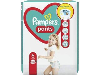 Scutece chilotel Pampers Pants Marimea 6, 15+ kg, 19 buc