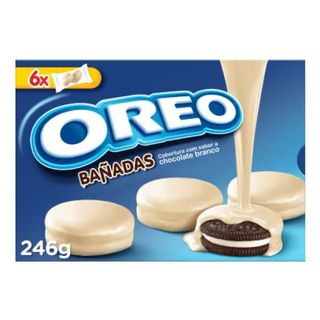 Galletas Oreo Bañadas en Chocolate Blanco Oreo 246 Gr.
