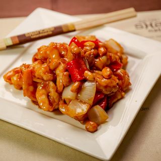 Gamberi stile impero in salsa piccante