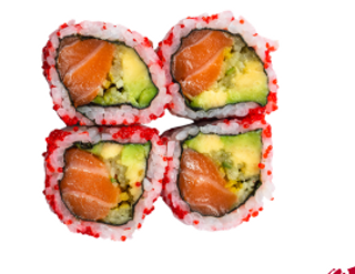 Uramaki De California Salmón (4 Pzs.)