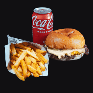 MENU SINGLE  TRUFFLE BEEF SMASH BURGER,