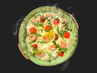 Королівська з тигровими креветками