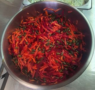 Тиквена салата с цвекло и морков(200гр)