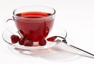 чай с малиной