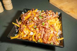 Garlic chessy bacon fries
