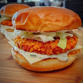 Plain Chicken Burger