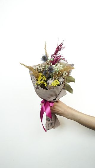 Bukiet kwiatów suszonych