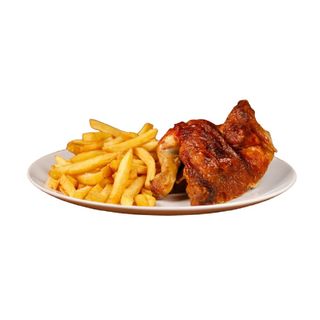 Chicken & Chips With yam fries