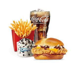 Menú Completo McCrispy BBQ y Bacon