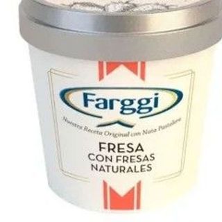 Helado fresa
