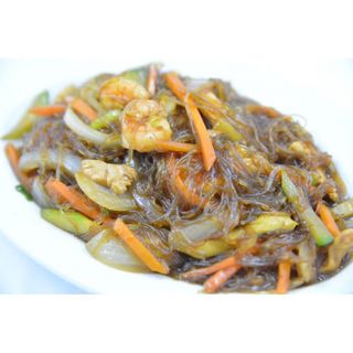 15 - Fideos de soja fritos con gambas