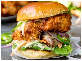 cheezy Chick Burger
