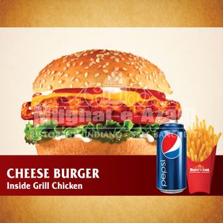 Menu' cheeseburger alla griglia