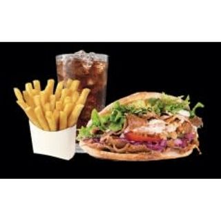 Menú bocadillo kebab