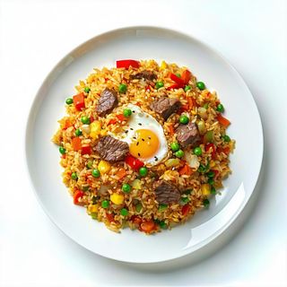 117a Riso saltato con manzo