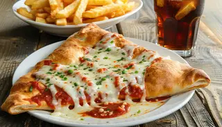 Menú Calzone + patatas fritas + bebida