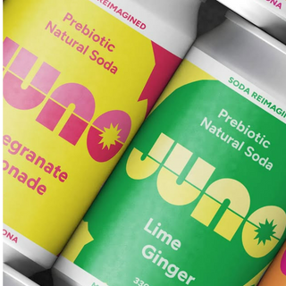 Juno Natural Soda: Tangerine + Passion Fruit