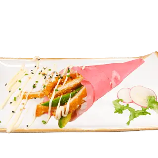 174.temaki Dofu de pollo y aguacate 1u