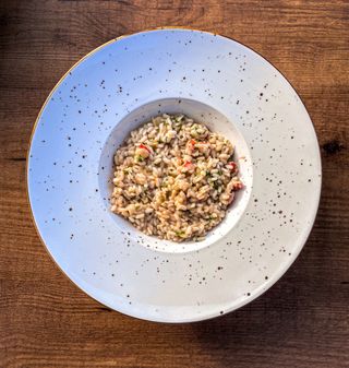 Rižoto sa šafranom i gamborima