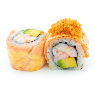 Uramaki De Salmón Flameado (8 Uds.)