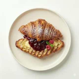 Croisant plancha