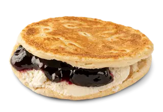 Tigella dolce con Ricotta e Marmellata di mirtilli