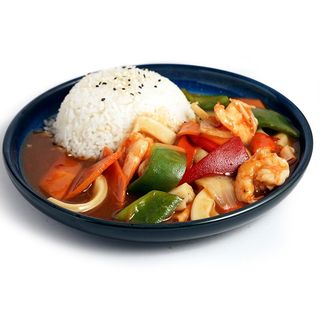 275.arroz blanco con marisco