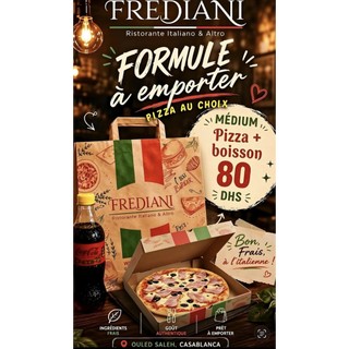  Pizza au choix + boisson    