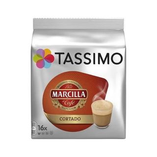 Café Cortado en Cápsulas Marcilla Tassimo 16 Uds.