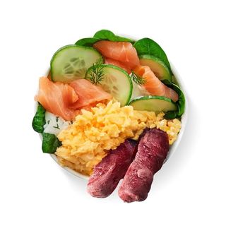 Jajecznica Łosoś Bowl