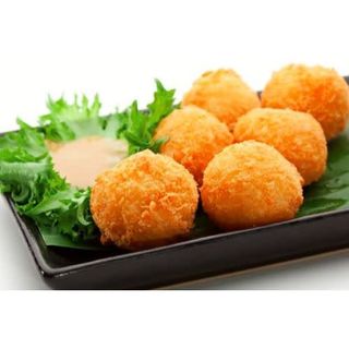 Bolas de queso y chili