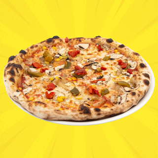 Pizza vegetariana  (30 cm.)