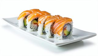 U3. Uramaki salmone con avocado