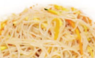 252. Spaghetti di riso con verdure