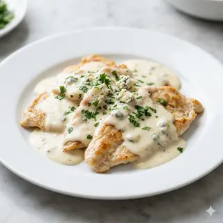 Scaloppine Con Salsa Gorgonzola