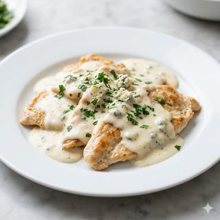 Scaloppine Con Salsa Gorgonzola