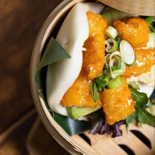 Bao de langostino tigre japan style