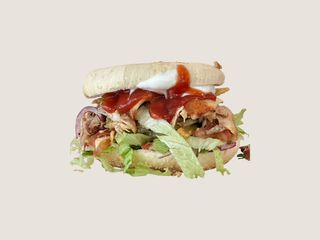 Пилешки бургер от месо дюнер