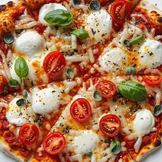 Pizza Margherita con bufala