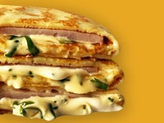 Млинці з плавленим сиром та шинкою (240g)