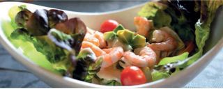 Ensalada De Aguacate Y Gambas