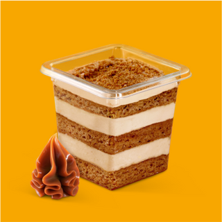 Десерт "Медовик со сгущенкой" в стаканчике (0,085 кг.)