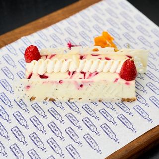 Basil & White Chocolate Cheese Cake