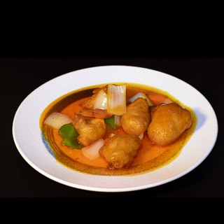 43. Pollo con salsa agridulce