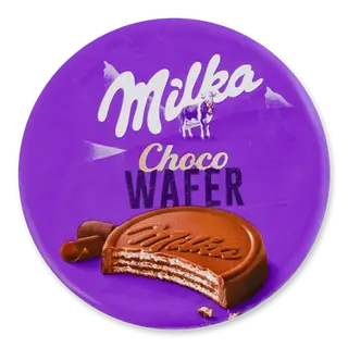 Вафлі Milka з начинкою з какао в молочному шоколаді (30г)